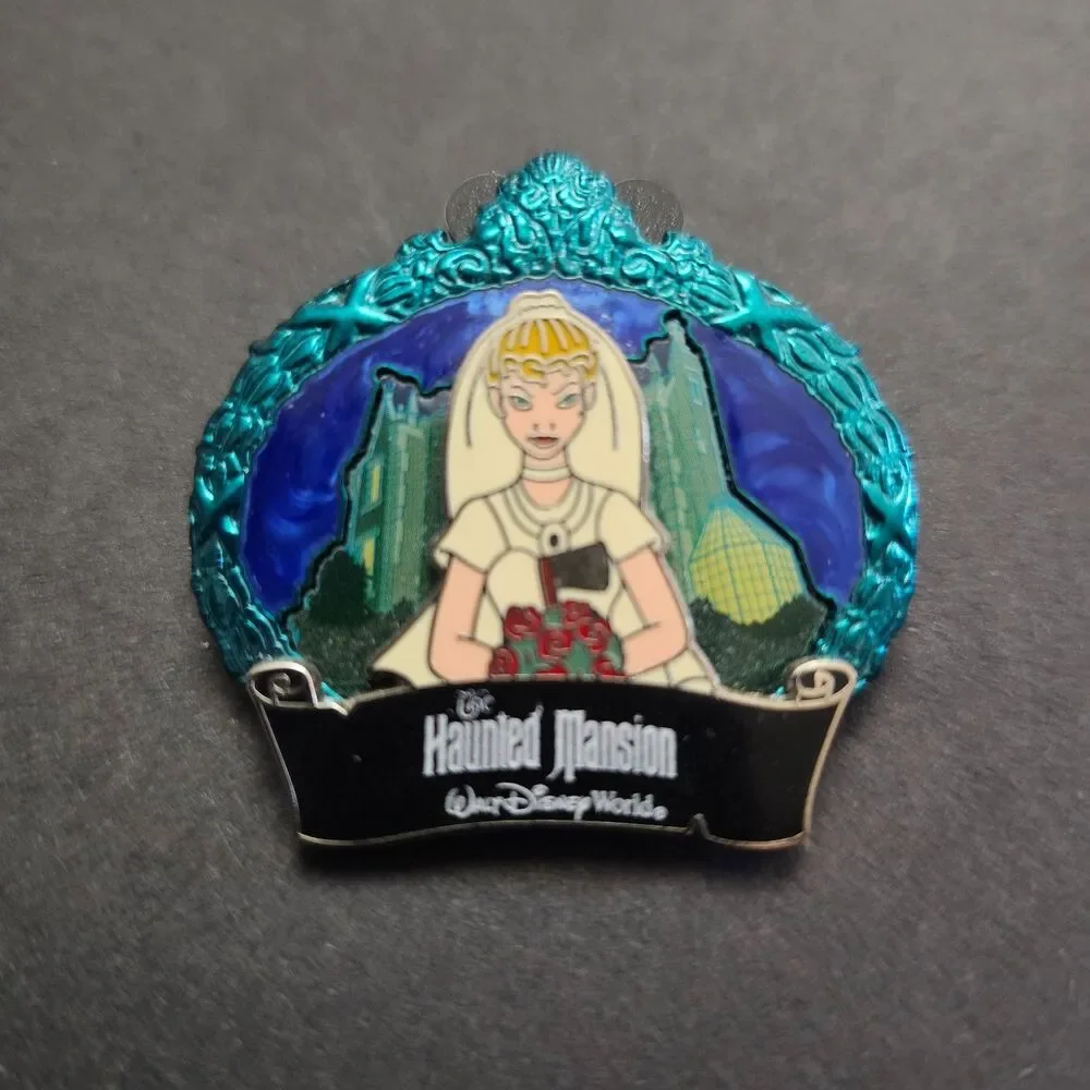 Haunted Mansion Constance the Bride Disney World Blue Frame LE 2000 Pin 69760